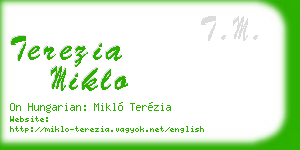 terezia miklo business card